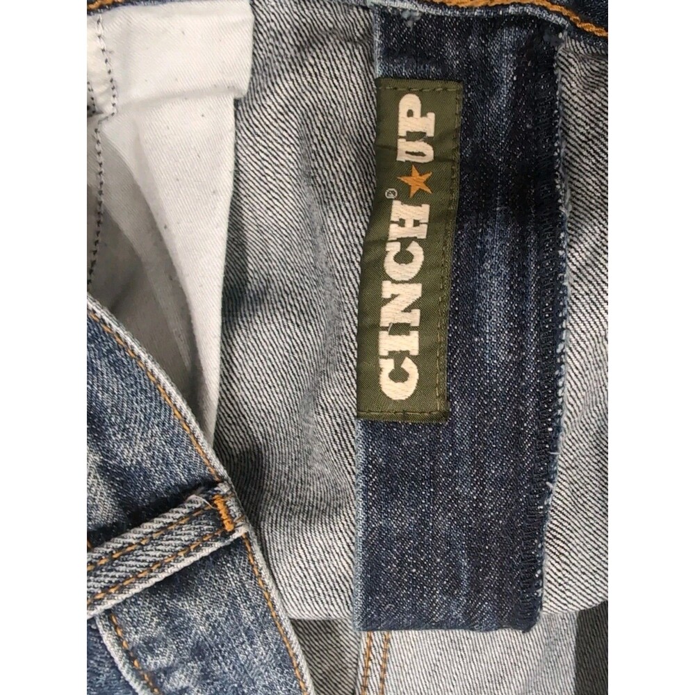 CINCH MEN'S BLUE JEANS RELAXED FIT GREEN LABEL DENIM SIZE 42X32 - Picture 9 of 16